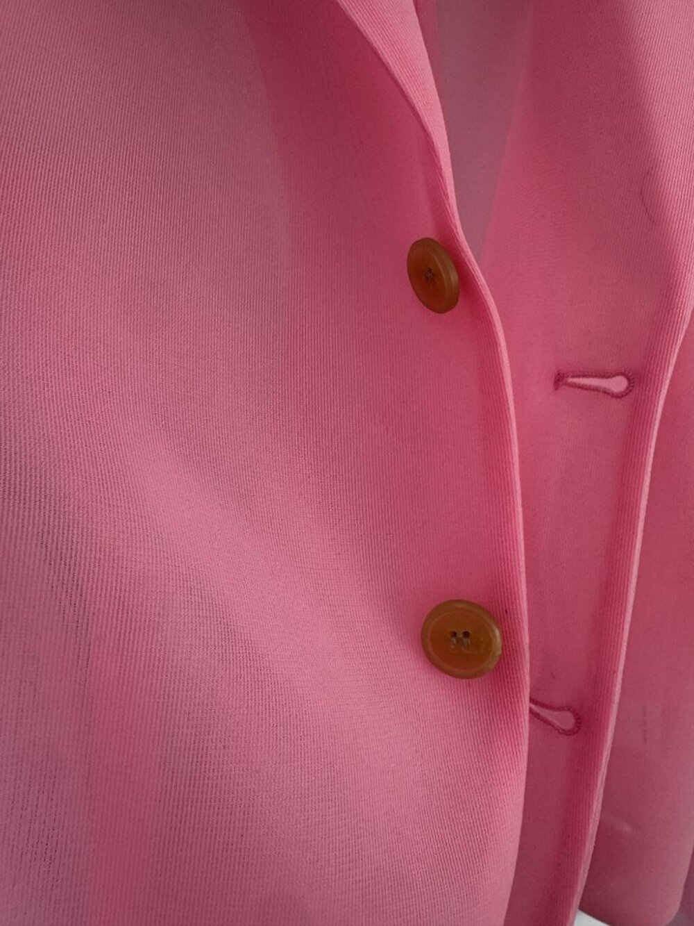 SS25 WALTER VAN BEIRENDONCK Pink Organza Blazer - Picture 5 of 7